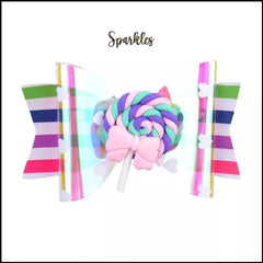 POPSICLE HAIR BOW SPARKLES