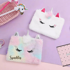 UNICORN PLUSH POUCH