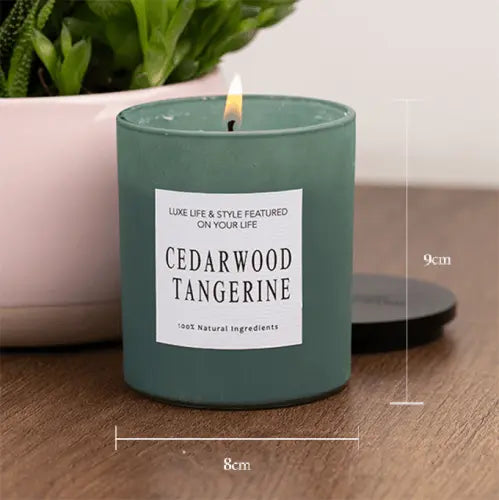 HOME FRAGRANCE CEDARWOOD TANGERINE SCENTED CANDLE