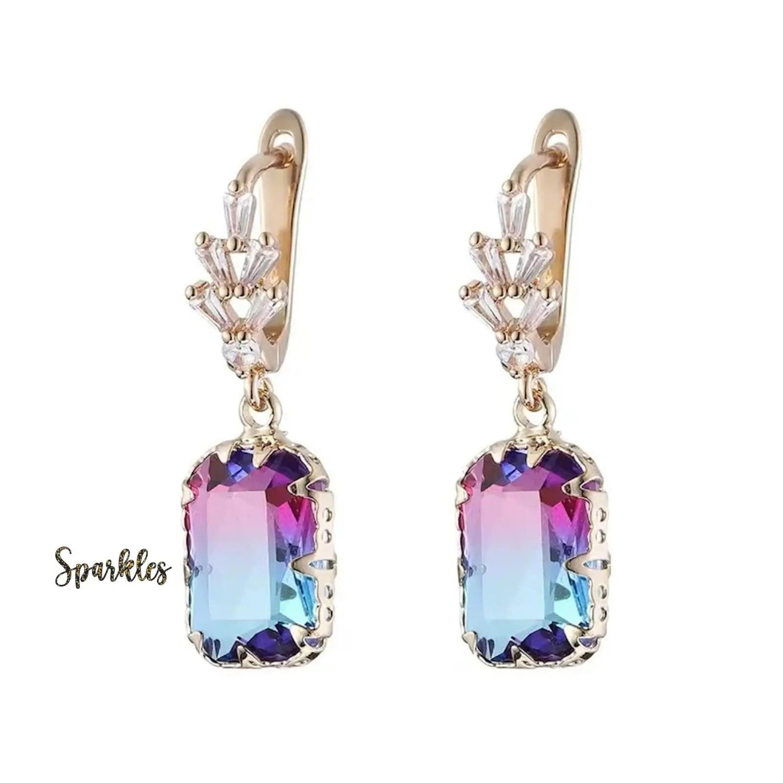 STONE DROP EARRINGS SPARKLES
