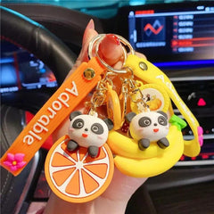 PANDA FRUIT KEYCHAIN