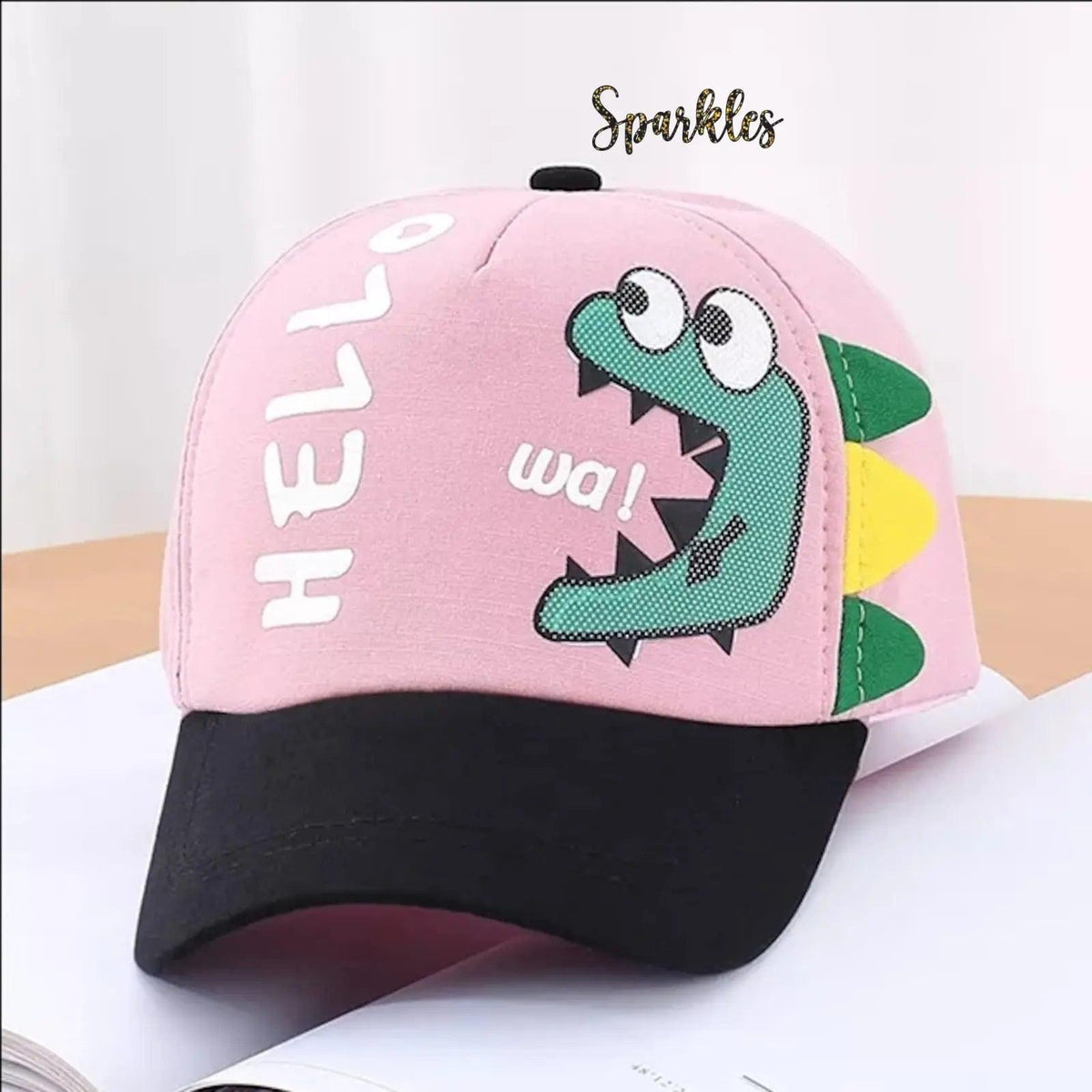 HELLO DINO CAP SPARKLES