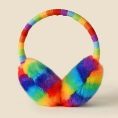 COLOR BLOCK EARMUFFS FOR WINTER