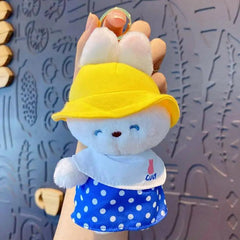 BUNNY STUFFED KEYCHAIN