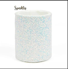 GLITTERY CYLINDER HOLDER