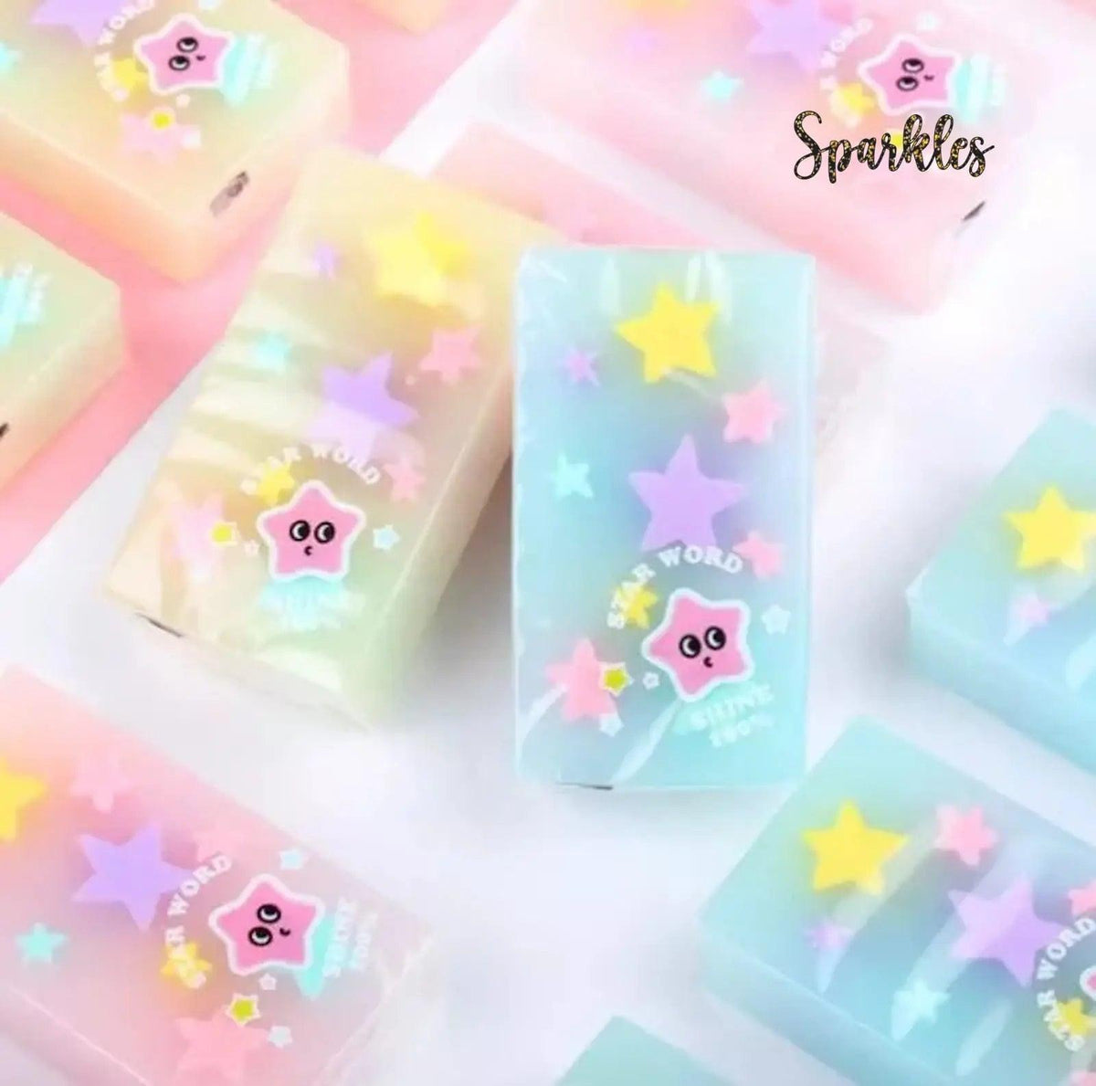 STAR WORLD ERASER SPARKLES
