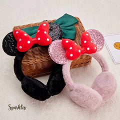 DISNEY BOW EARMUFFS FOR WINTER