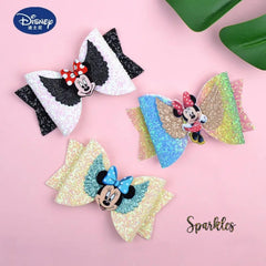 GLITTERY MINNIE BOW