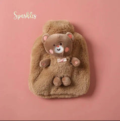 PLUSH HOT WATER BAG FOR WINTER SPARKLES