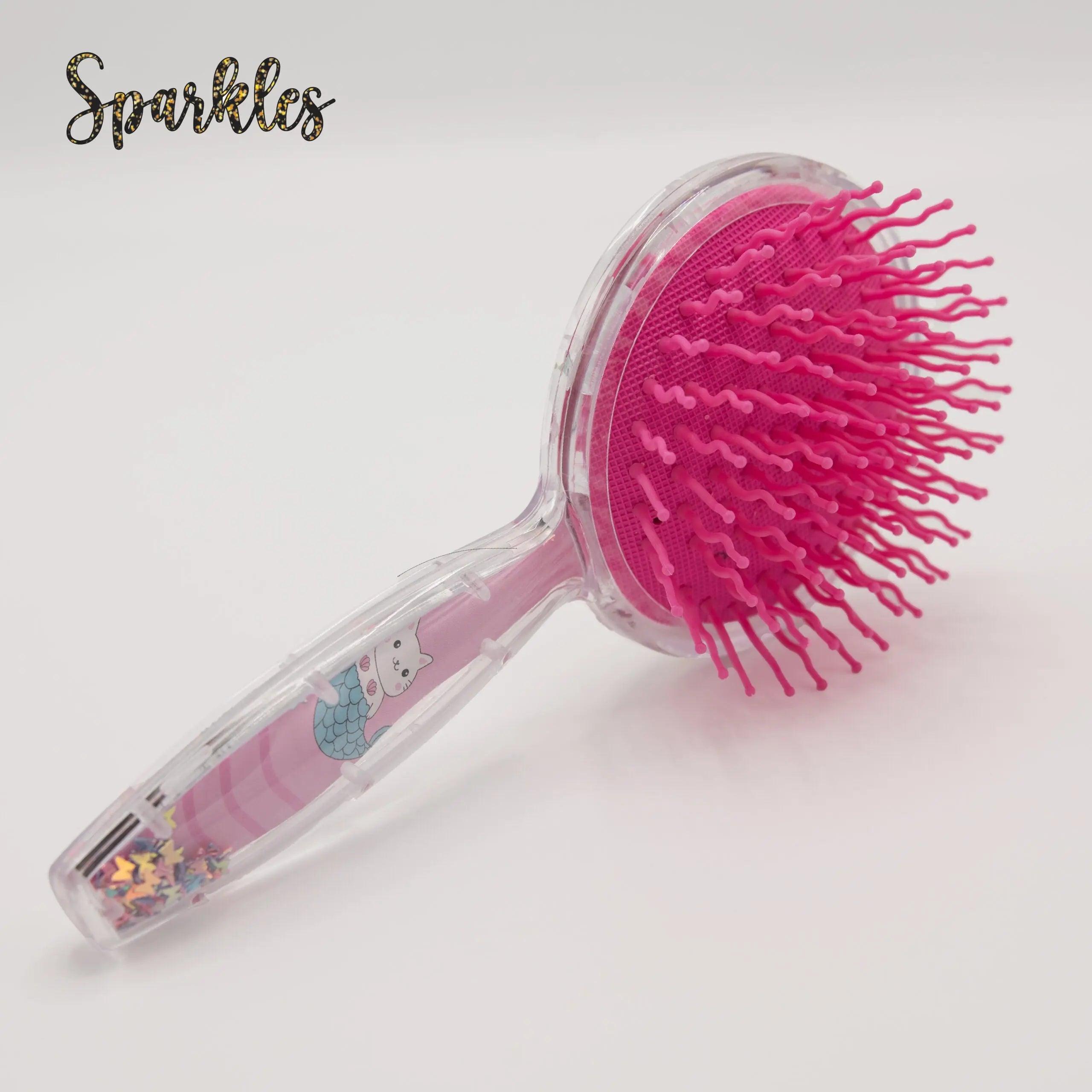 CONFETTI HAIR BRUSH SPARKLES