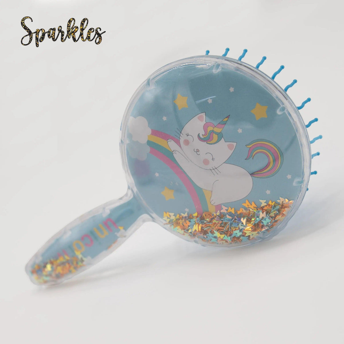 CONFETTI HAIR BRUSH SPARKLES