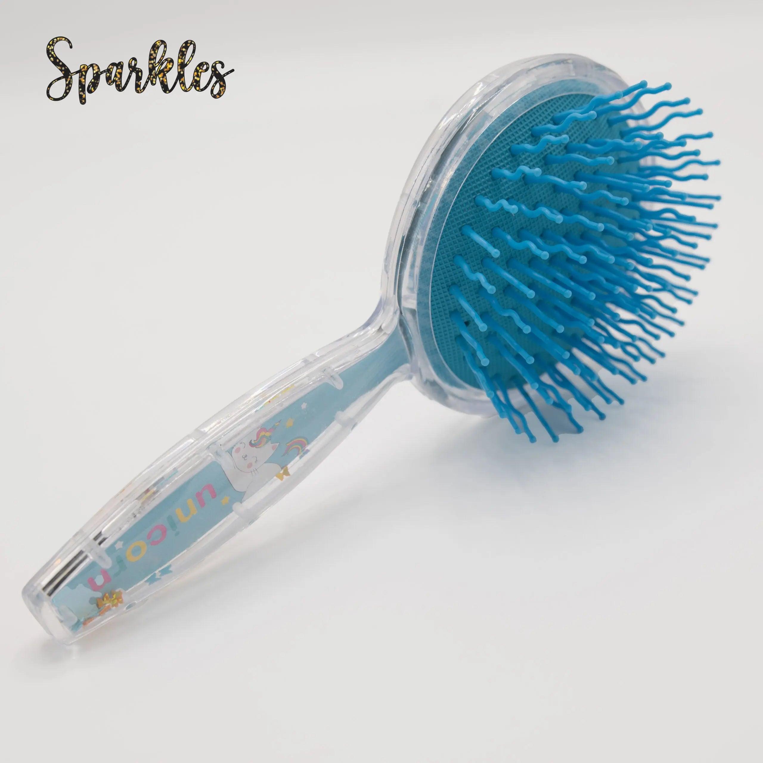 CONFETTI HAIR BRUSH SPARKLES