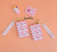 HELLO-KITTY KEY CHAIN POUCH