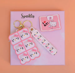 HELLO-KITTY KEY CHAIN POUCH