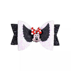 GLITTERY MINNIE BOW