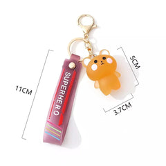 RESIN ANIMAL KEYCHAIN