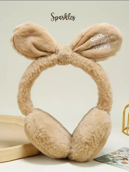 COOL BOW EARMUFFS FOR WINTER