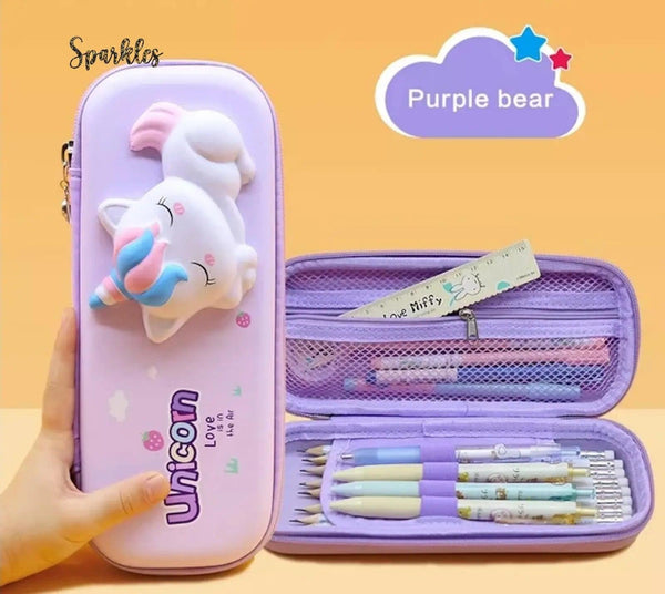 3D SQUISHY PENCIL CASE