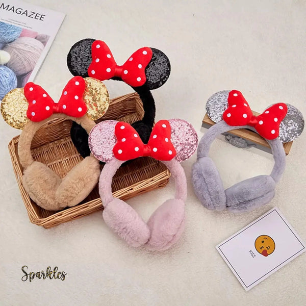 DISNEY BOW EARMUFFS FOR WINTER