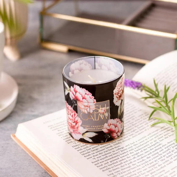 HOME FRAGRANCE PEONY SCENTED CANDLE