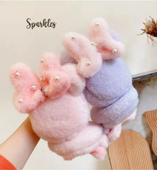 PEARL BOW EARMUFFS FOR WINTER