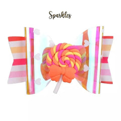 POPSICLE HAIR BOW SPARKLES