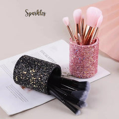 GLITTERY CYLINDER HOLDER