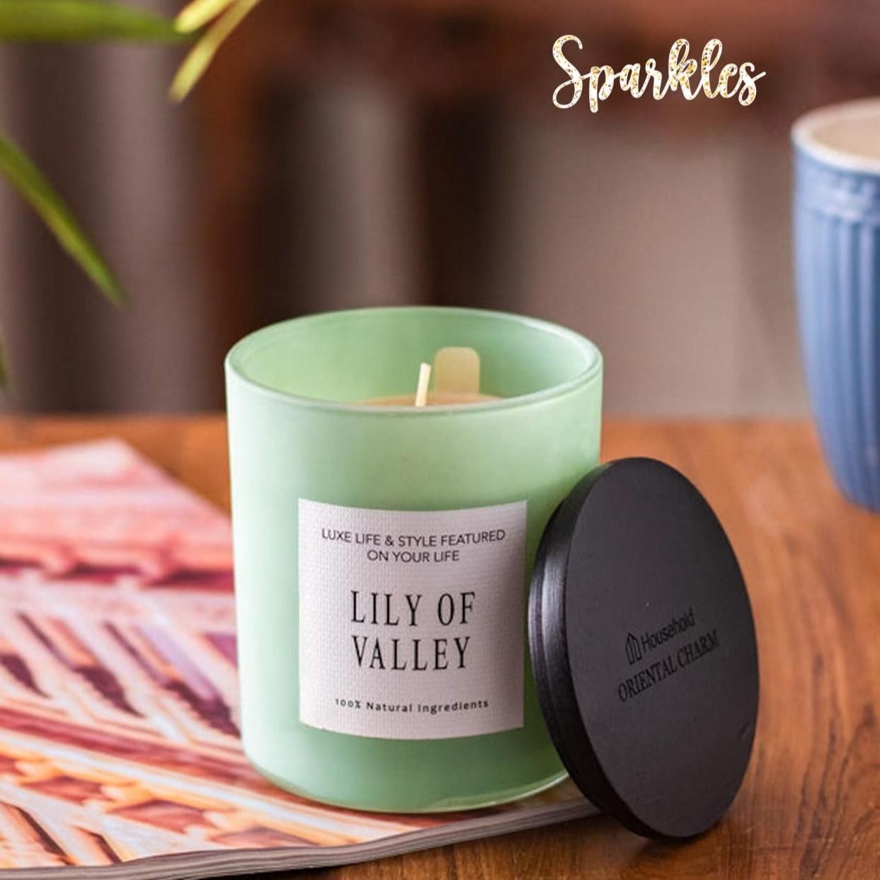 HOME FRAGRANCE LILY OF THE VALLEY SCENTED CANDLE
