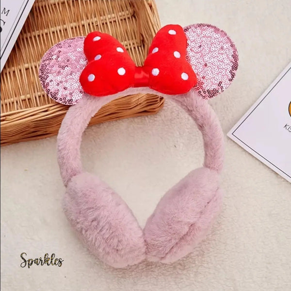 DISNEY BOW EARMUFFS FOR WINTER