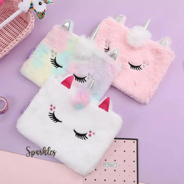 UNICORN PLUSH POUCH