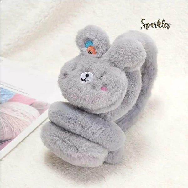 BUNNY EAR MUFFS FOR WINTER