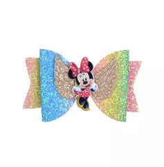 GLITTERY MINNIE BOW