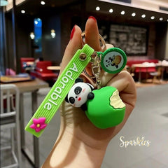 PANDA FRUIT KEYCHAIN